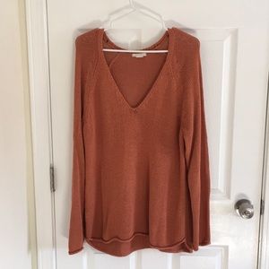 V neck, Salmon Sweater from H&M
